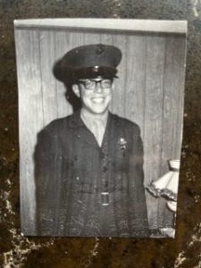Patrick Dougherty, before deploying to Vietnam.